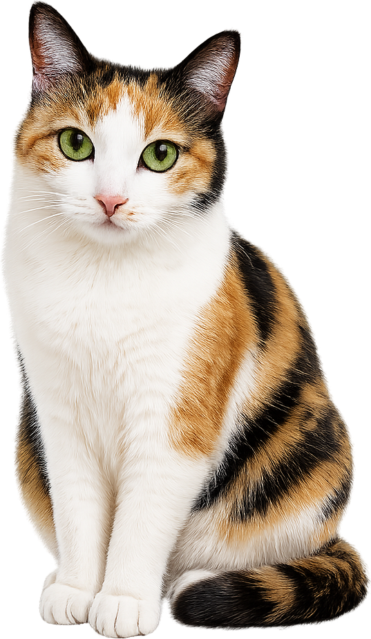 Sample calico cat memorial image